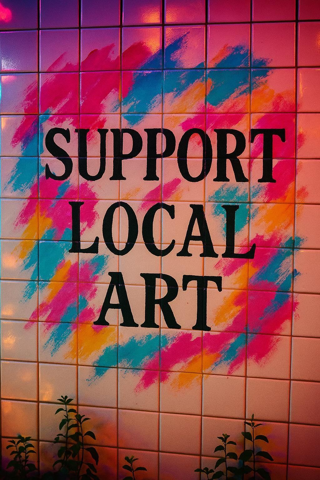 Support Local Art mural