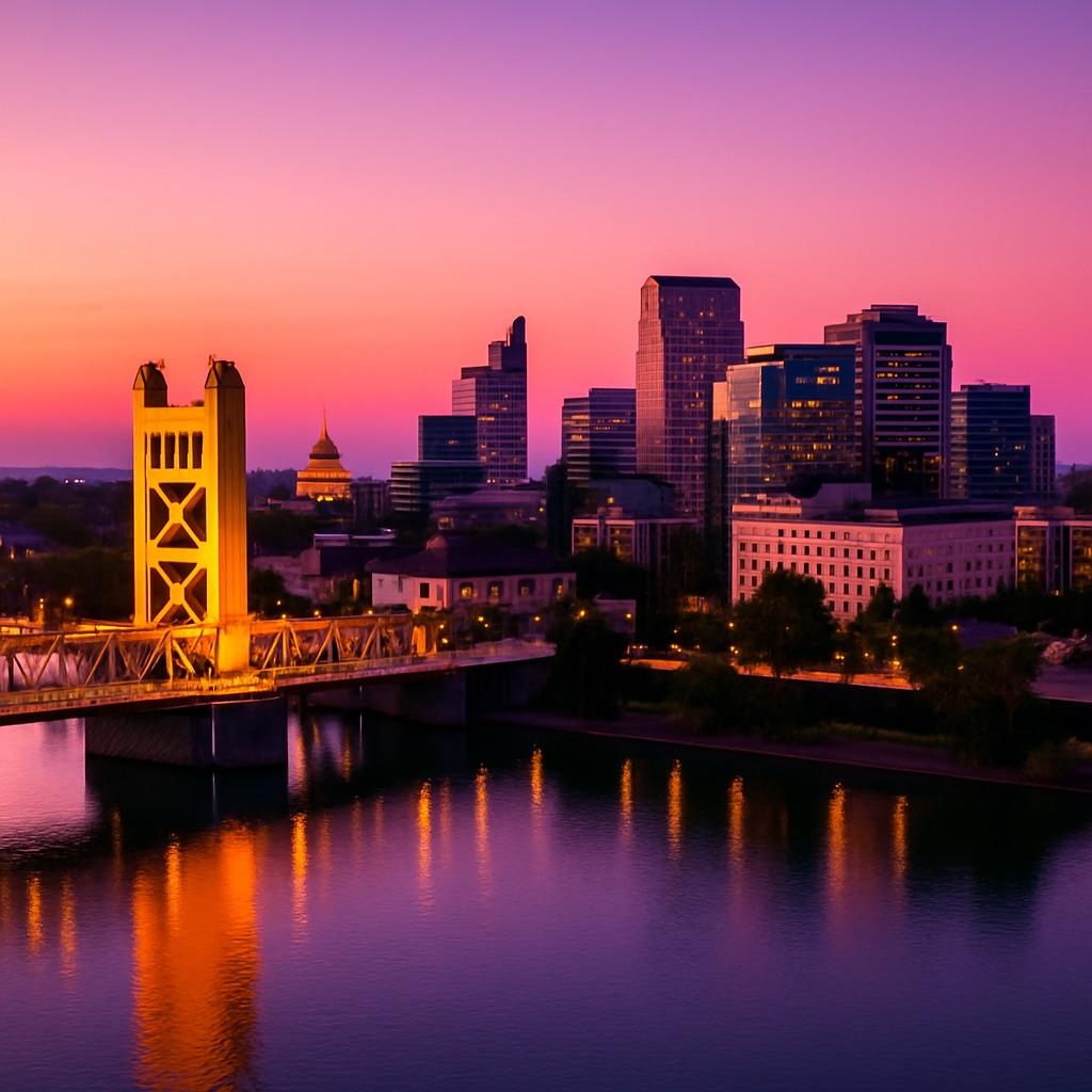 Sunrise on the river